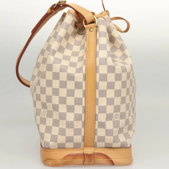 LOUIS VUITTON Damier Azur Noe Shoulder Bag N42222 LV Auth 121627 - Picture 5 of 15
